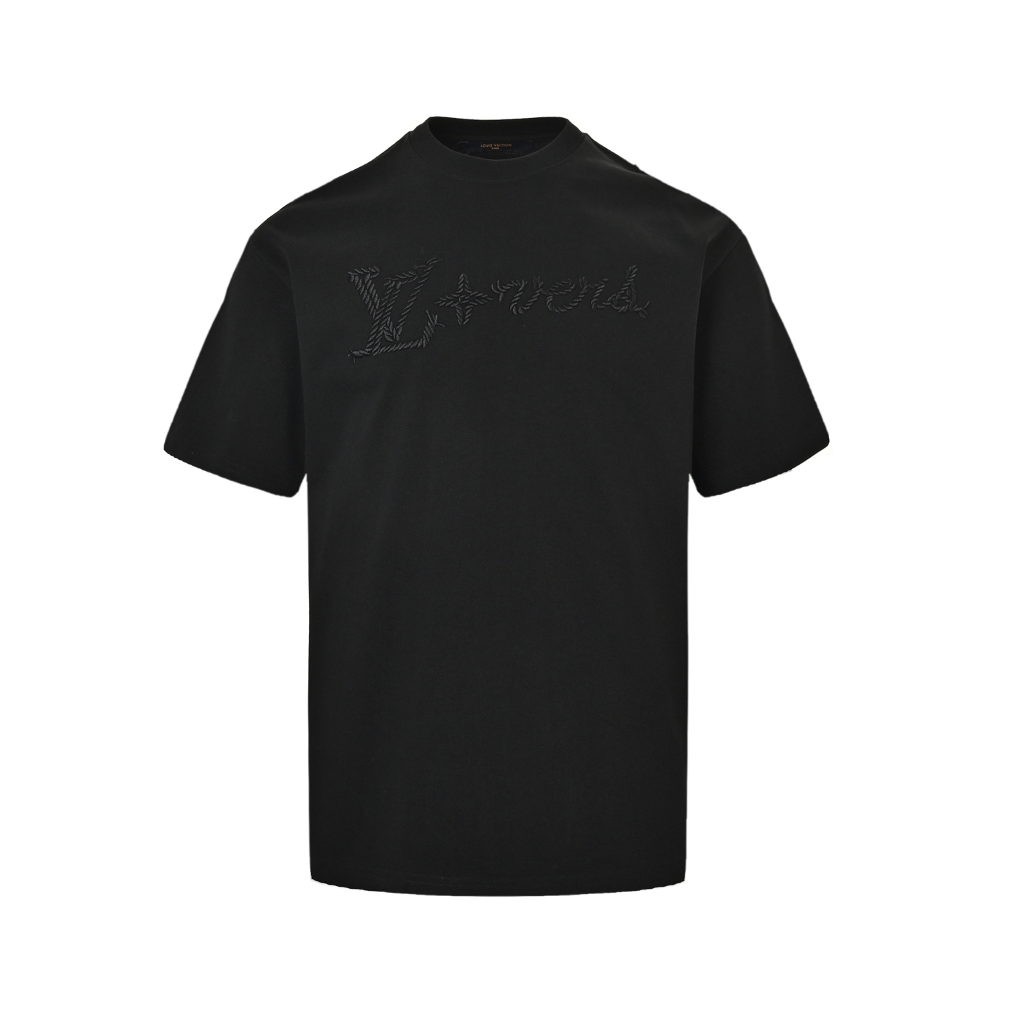Louis Vuitton 25ss hemp rope knot embroidered short sleeves