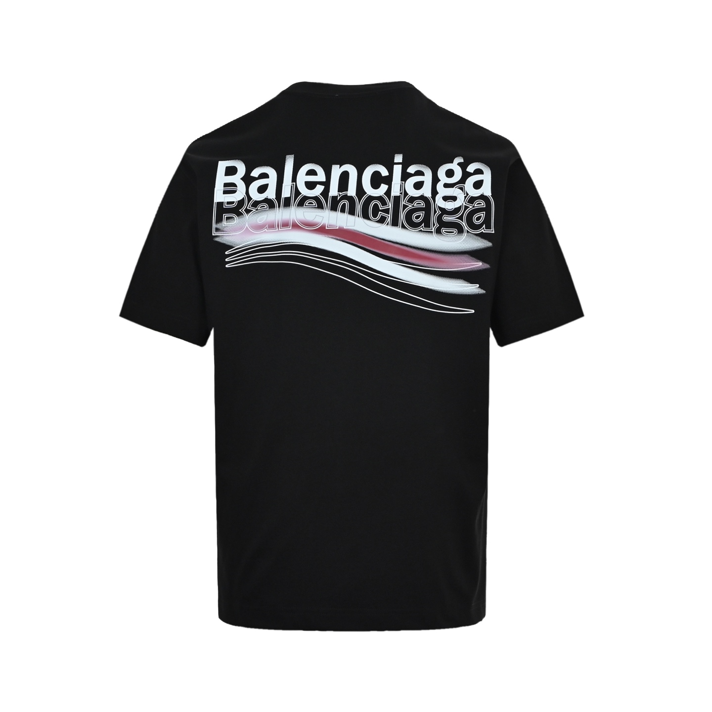 Balenciaga 25ss Coke multi-logo overlapping print short sleeves