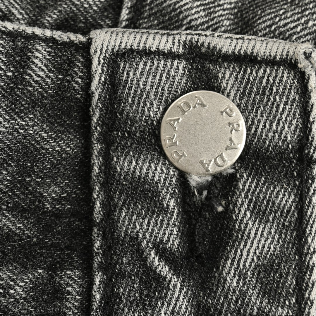 Prada Back Triangle Logo Jeans