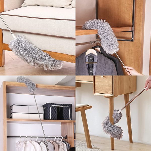 🔥Last Day Promotion - 50% OFF🔥Retractable Washable Curved Microfiber Duster-Buy 2 Get 10% Off & Free Shipping