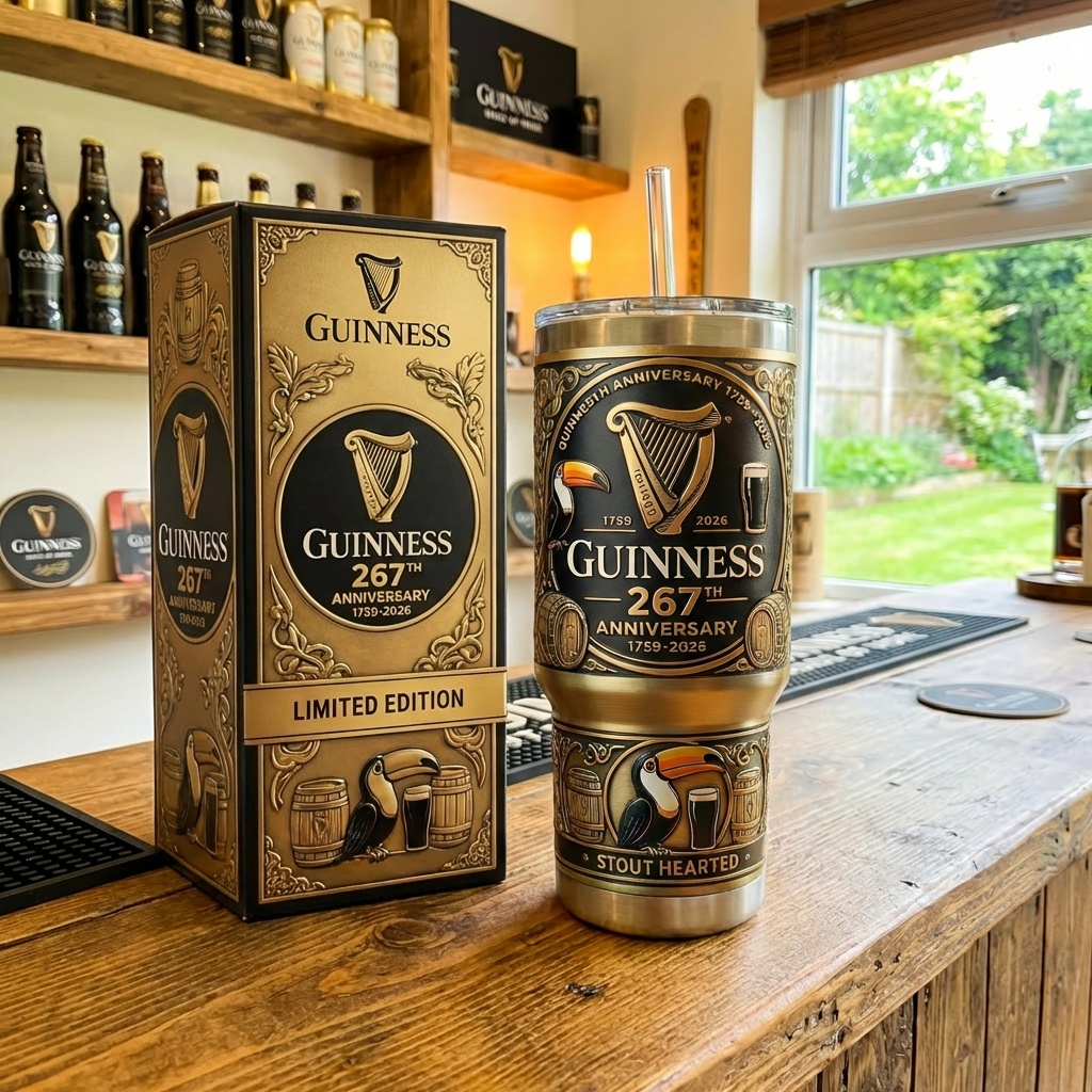 Guinness 267th Anniversary Limited Edition Commemorative Tumbler