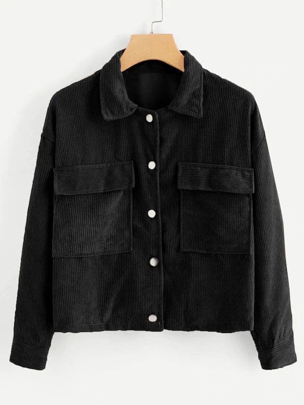 Plus Pocket Side Corduroy Jacket