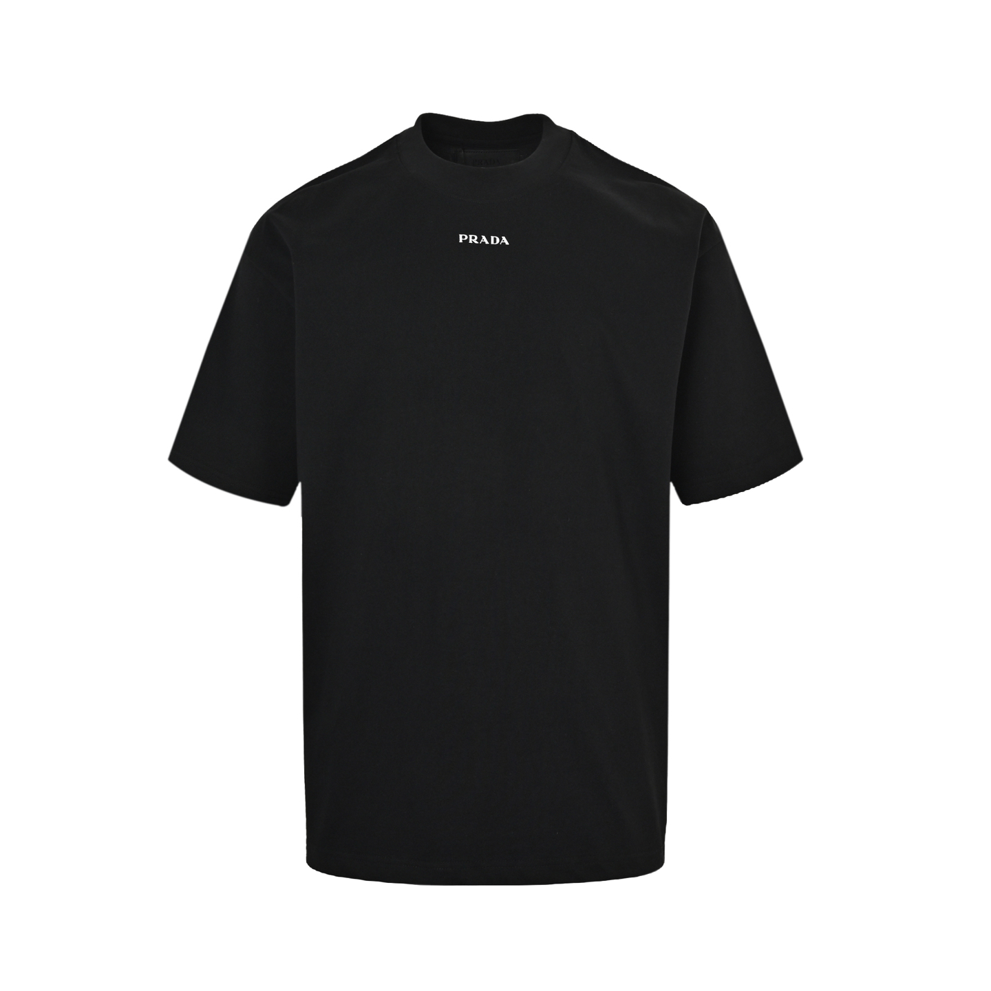 Prada 23ss collar letter print short sleeve