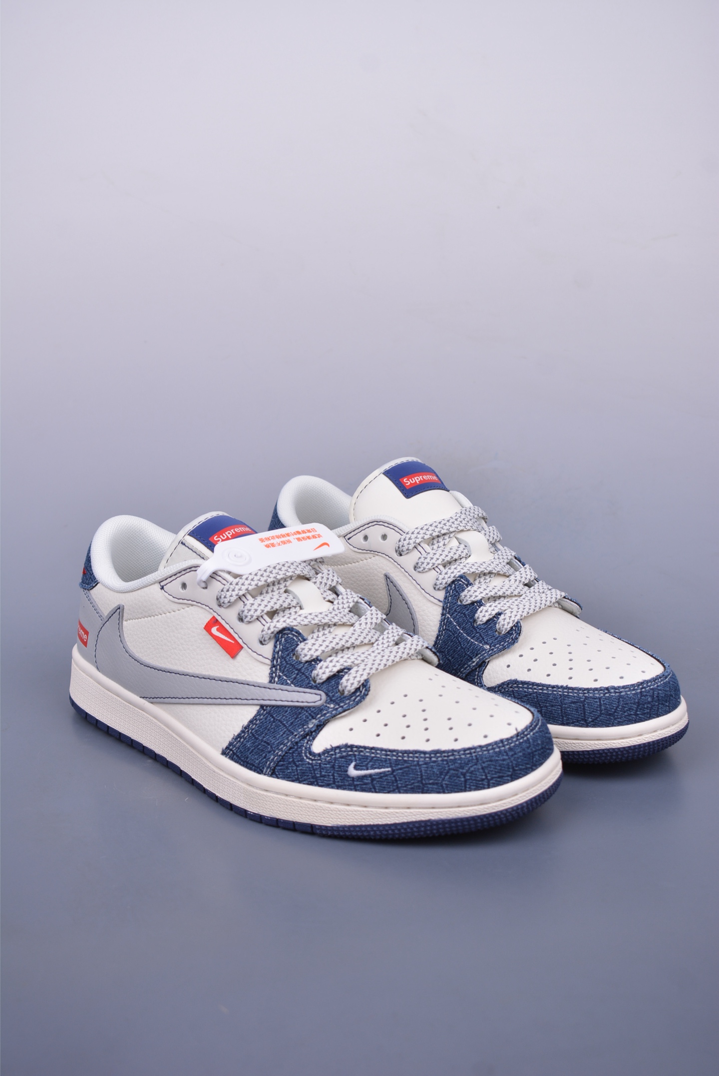Supreme x Travis Scott x Nike Air Jordan 1 Low OG AJ1 Basketball Shoes JJ2508-565