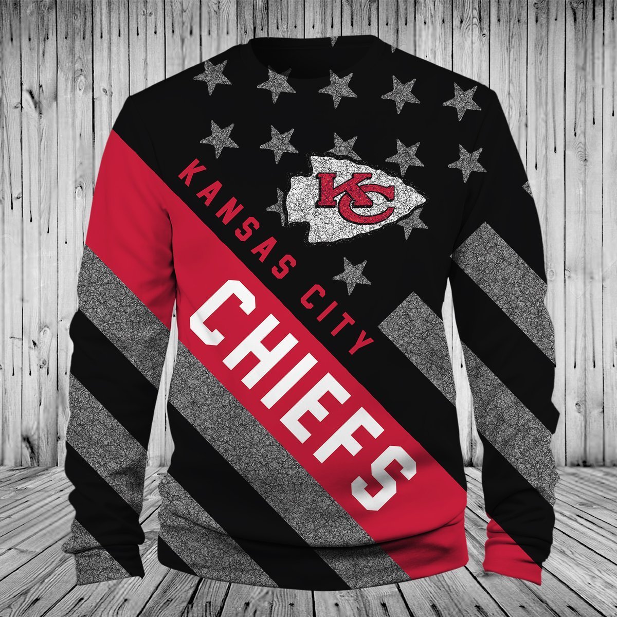 CHIEFS HOODIE 3D FLAG1