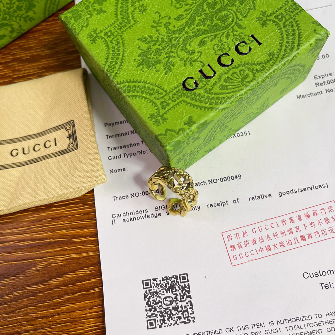 GUCCI GG chain ring