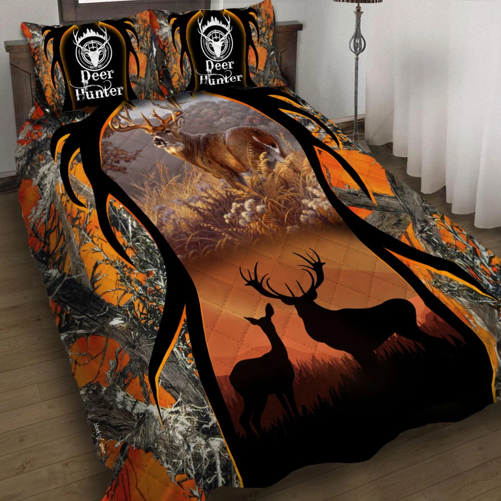 Deer Hunting Quilt Bed Set