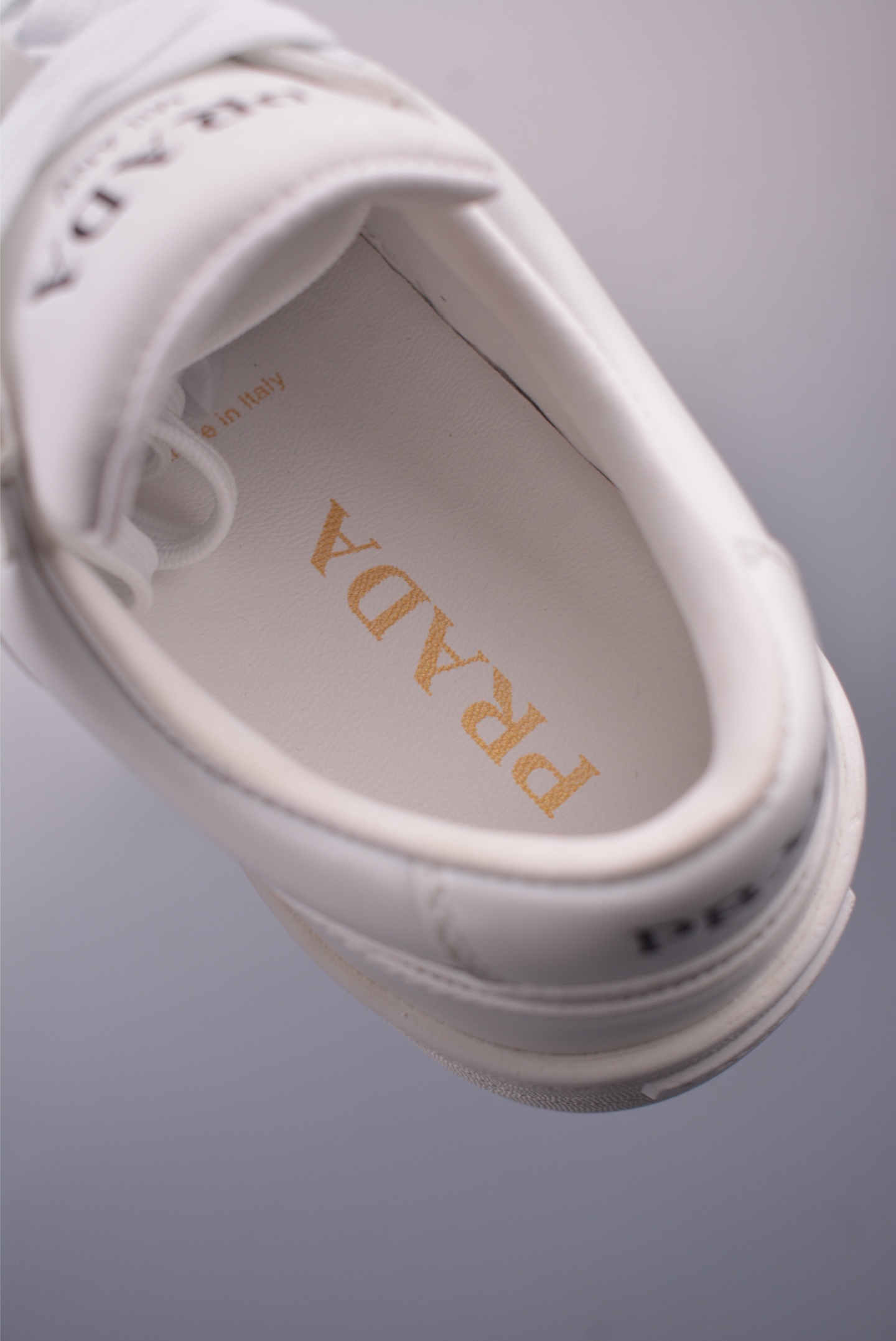 Prada Downtown Bold series thick-soled casual shoes all white 1E792M_3LPG_F0P09_F_050
