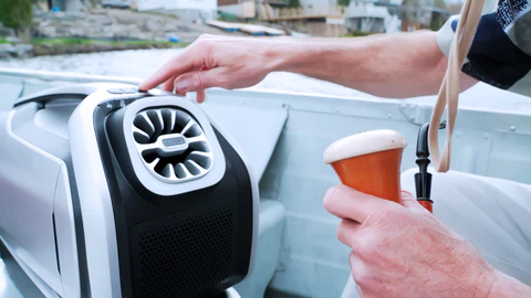 Portable Battery Powered Air-Conditioner Is Perfect For Camping or Working Outdoors