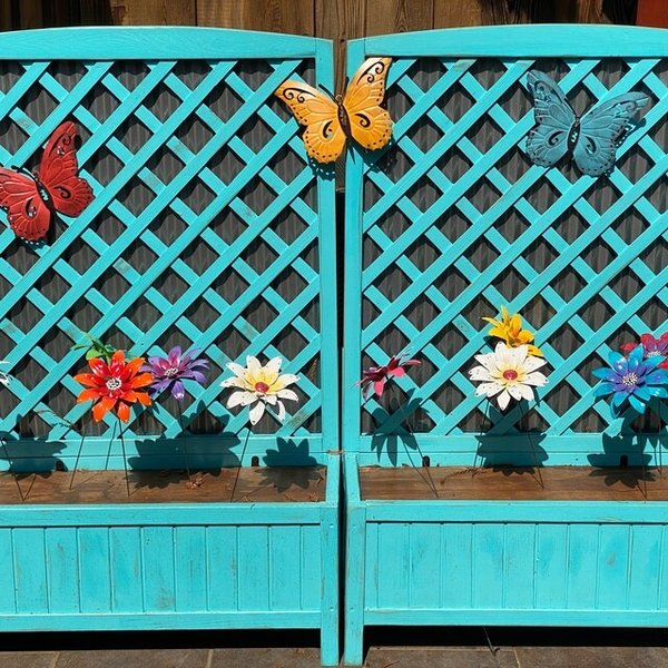 🔥Last Day Promotion 70% OFF🍀Metal Flowers Garden Stakes