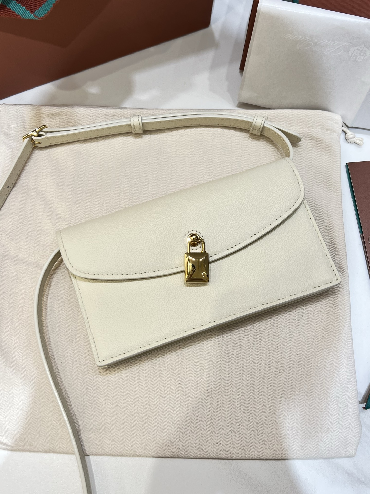 Loro Piana pochette clutch