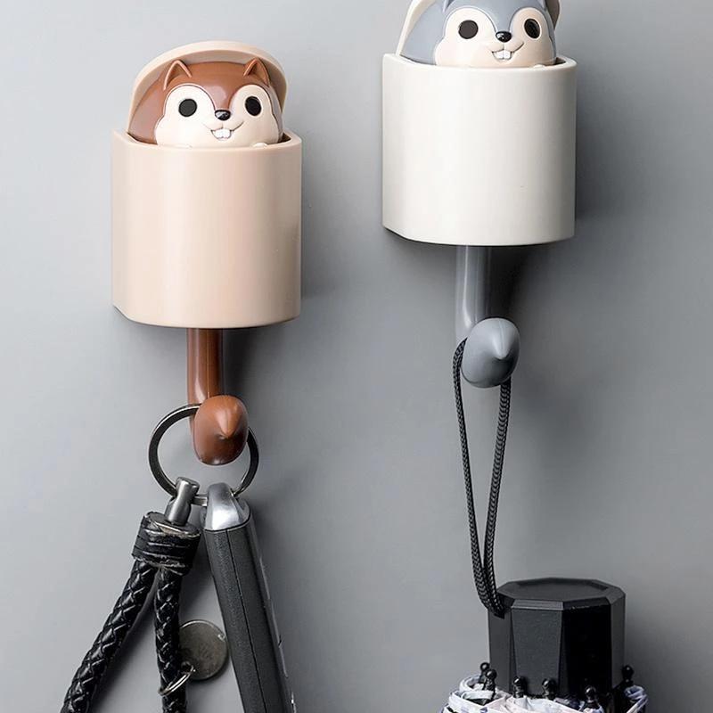 Cute Creative Squirrel Hook