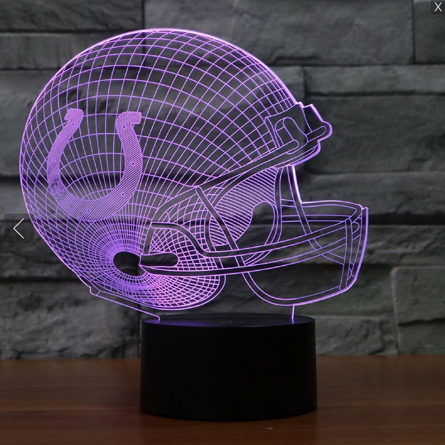 COLTS 3D LED LIGHT LAMP
