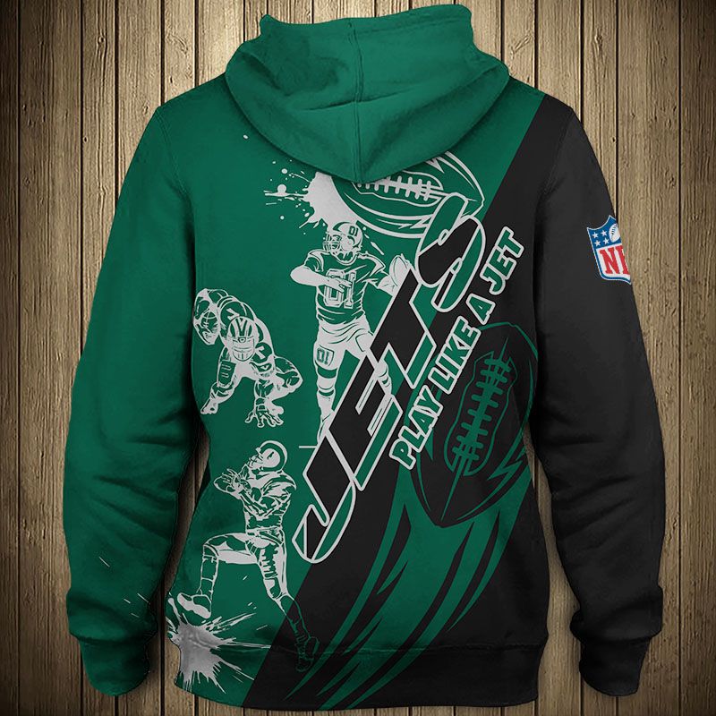 NEW YORK JETS 3D HOODIE NNYJ002