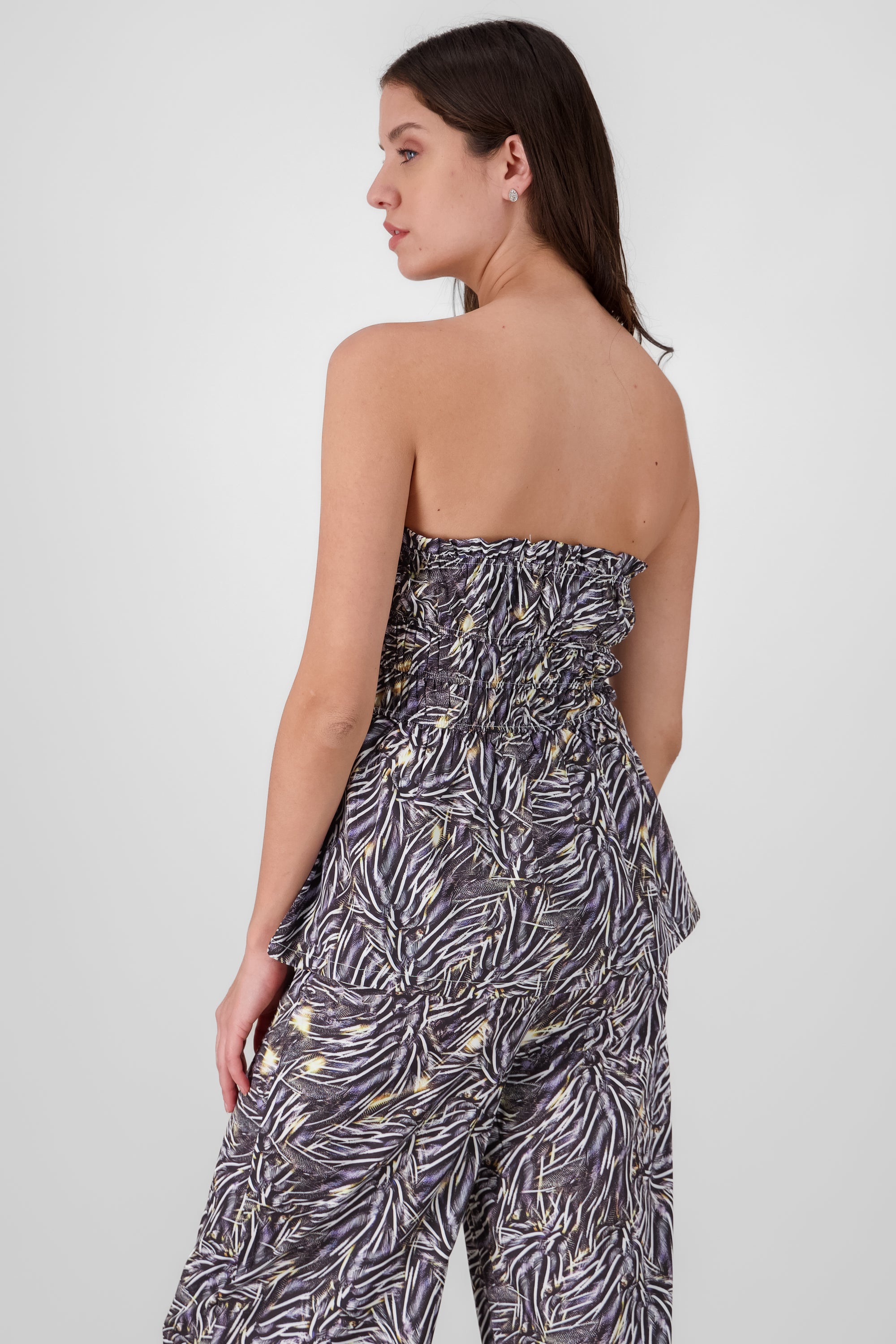 Animal Print Bandeau Top