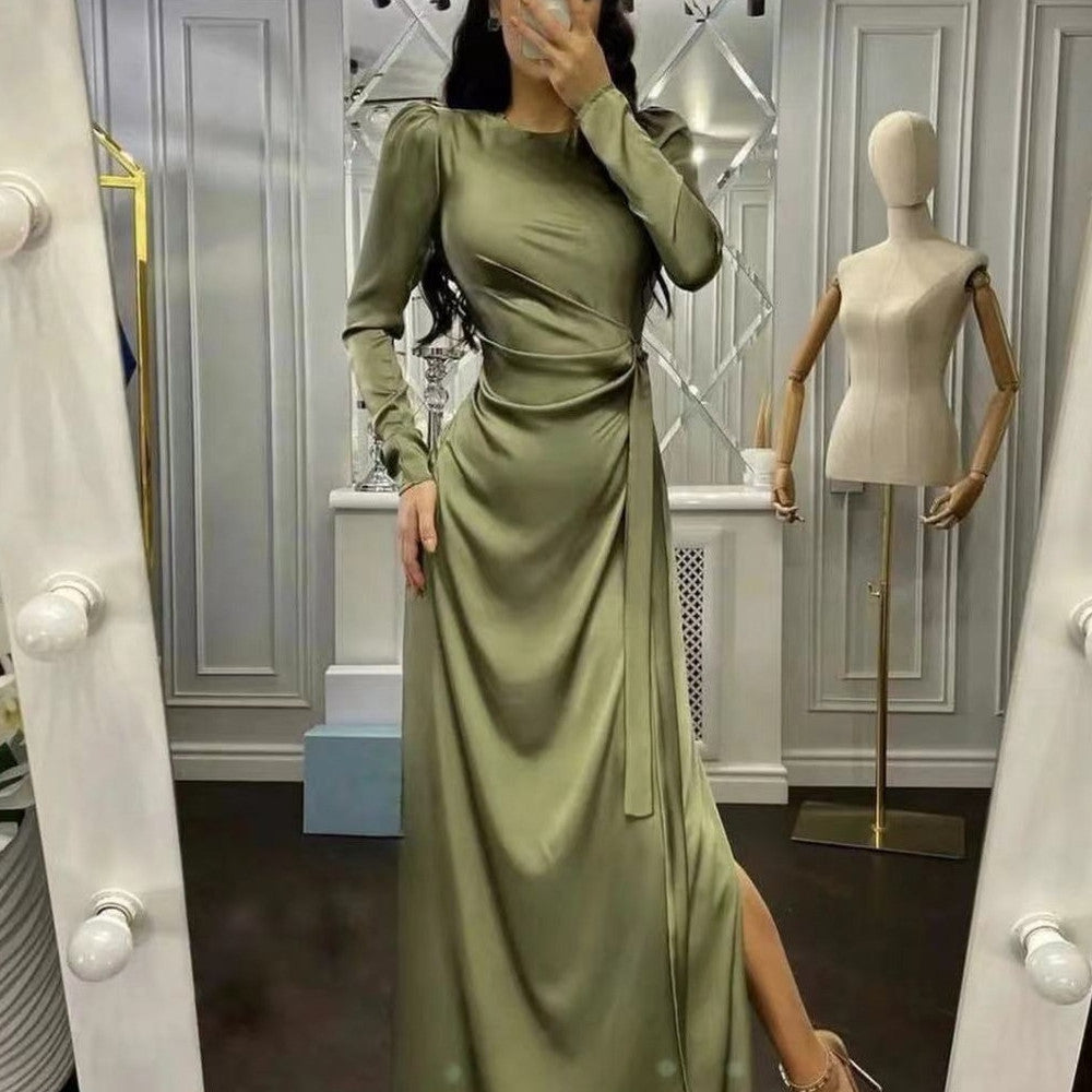 Long Sleeve Fashionable And Slim Dress
