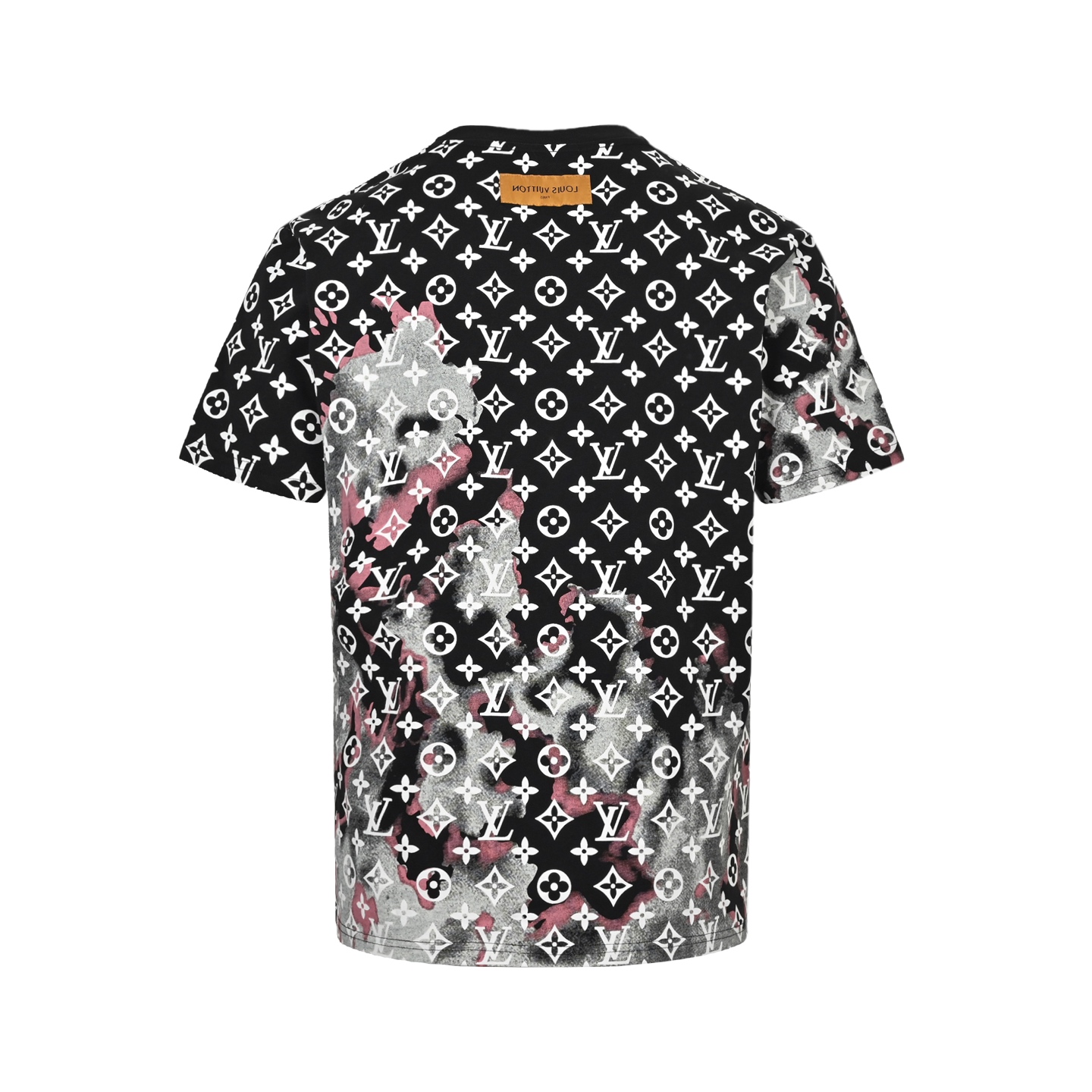 Louis Vuitton 25ss Fire Cloud Monochrome Print Short Sleeve
