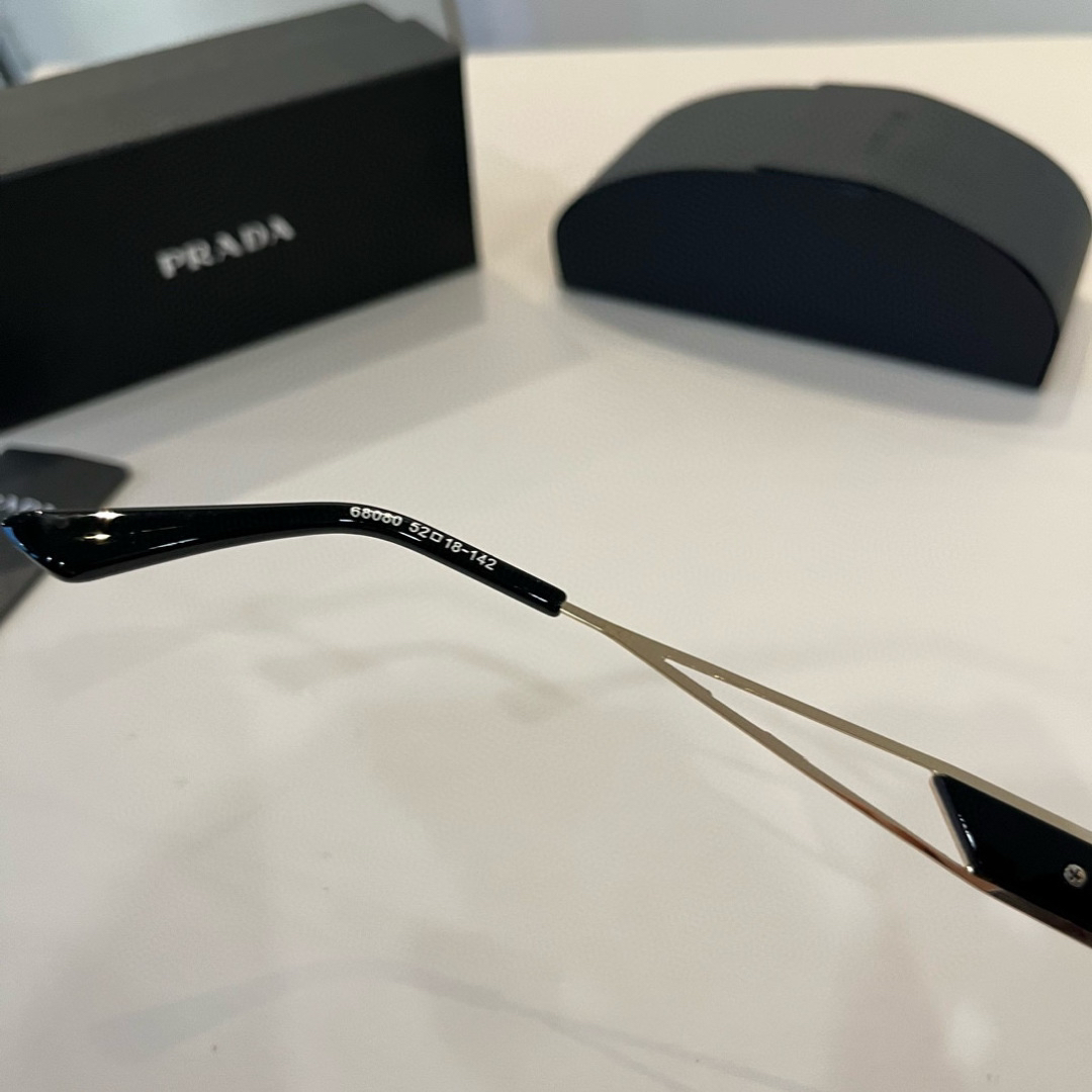 Prada round frame sunglasses