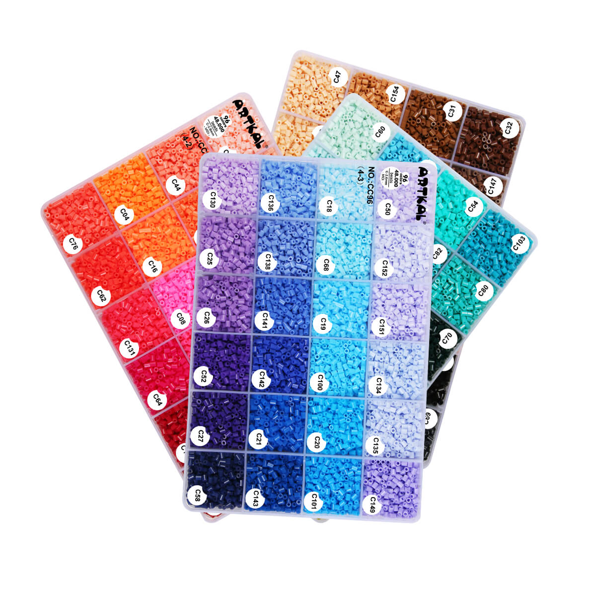 96 colors C-2.6mm mini box set Artkal beads CC96