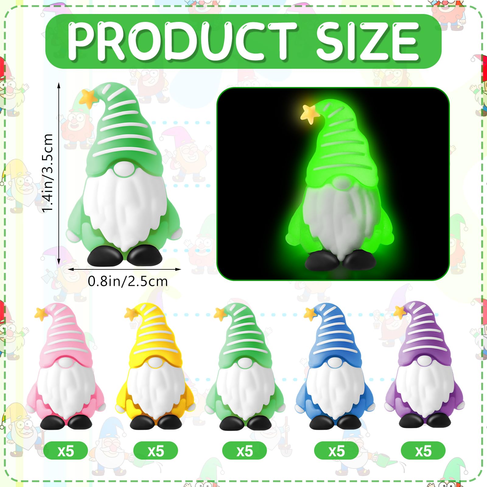 🔥ON SALE - 50% OFF🔥Luminous Mini Gnome Figurines