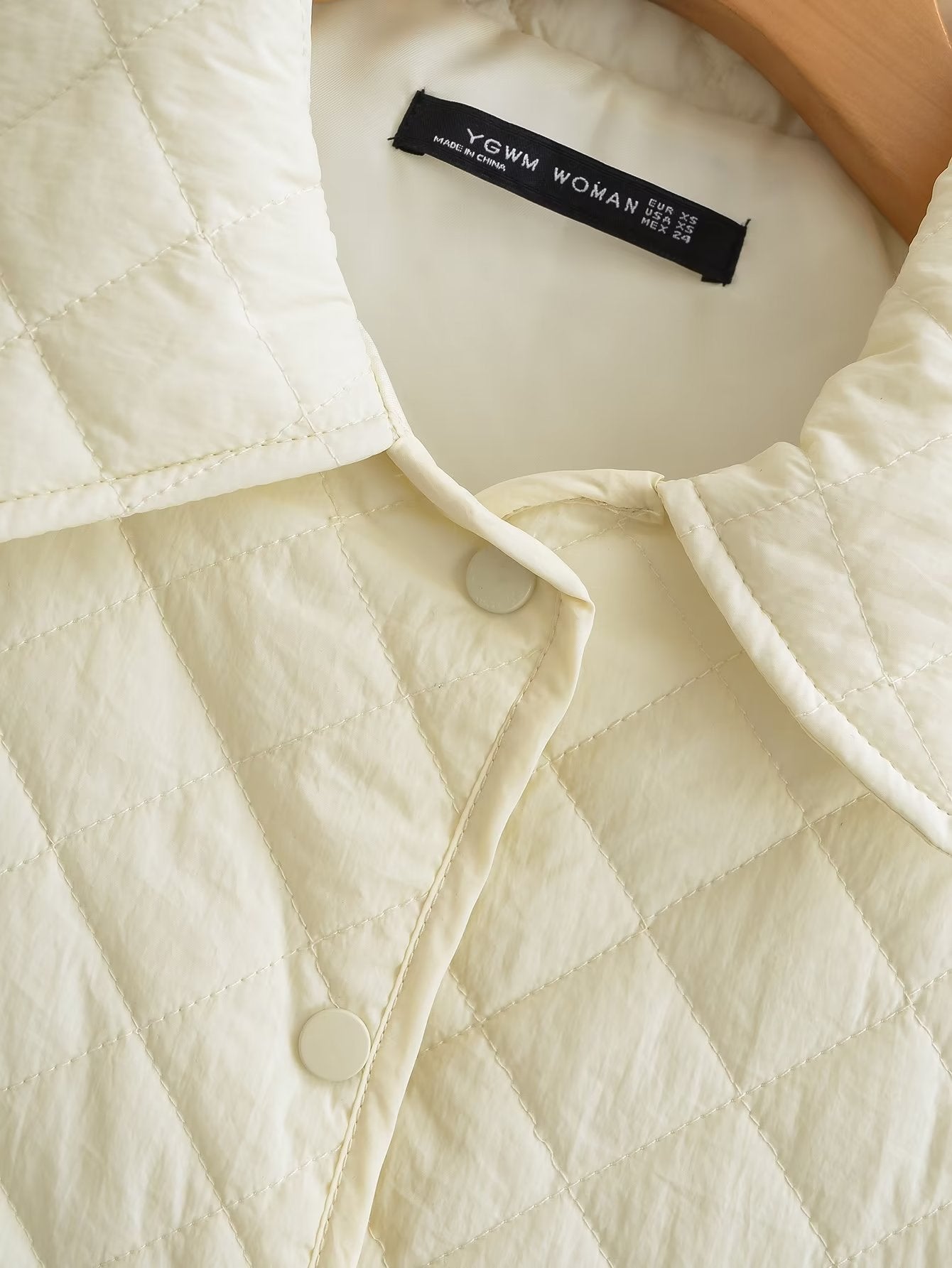 Fall Women Clothing Collared Single Breasted Pocket Long Sleeve Shirt Cotton Coat Jacket