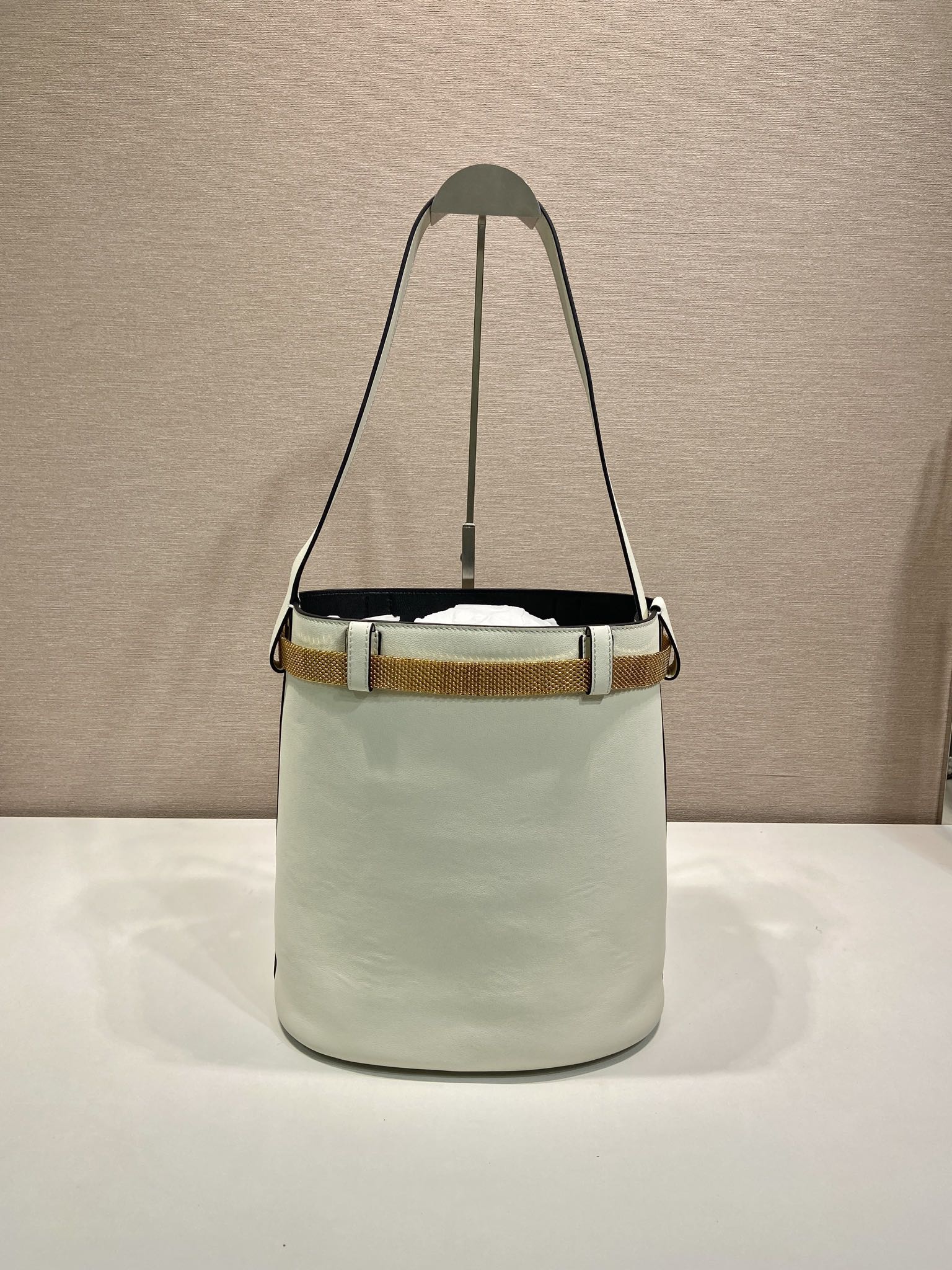 Prada Buckle Handbag 1BE085