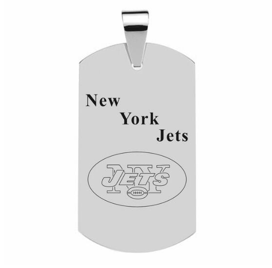 NEW YORK JETS TITANIUM STEEL DOG TAG