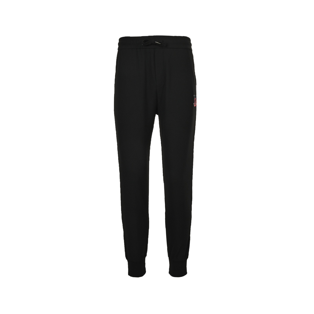 Moncler embroidered logo waffle thin trousers