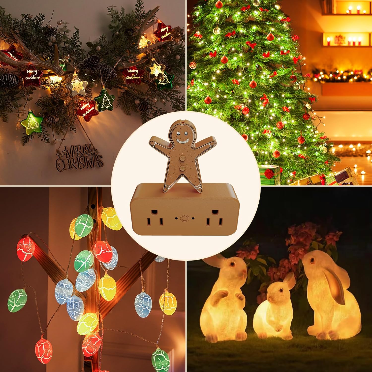 Gingerbread Man Wireless Remote Switch