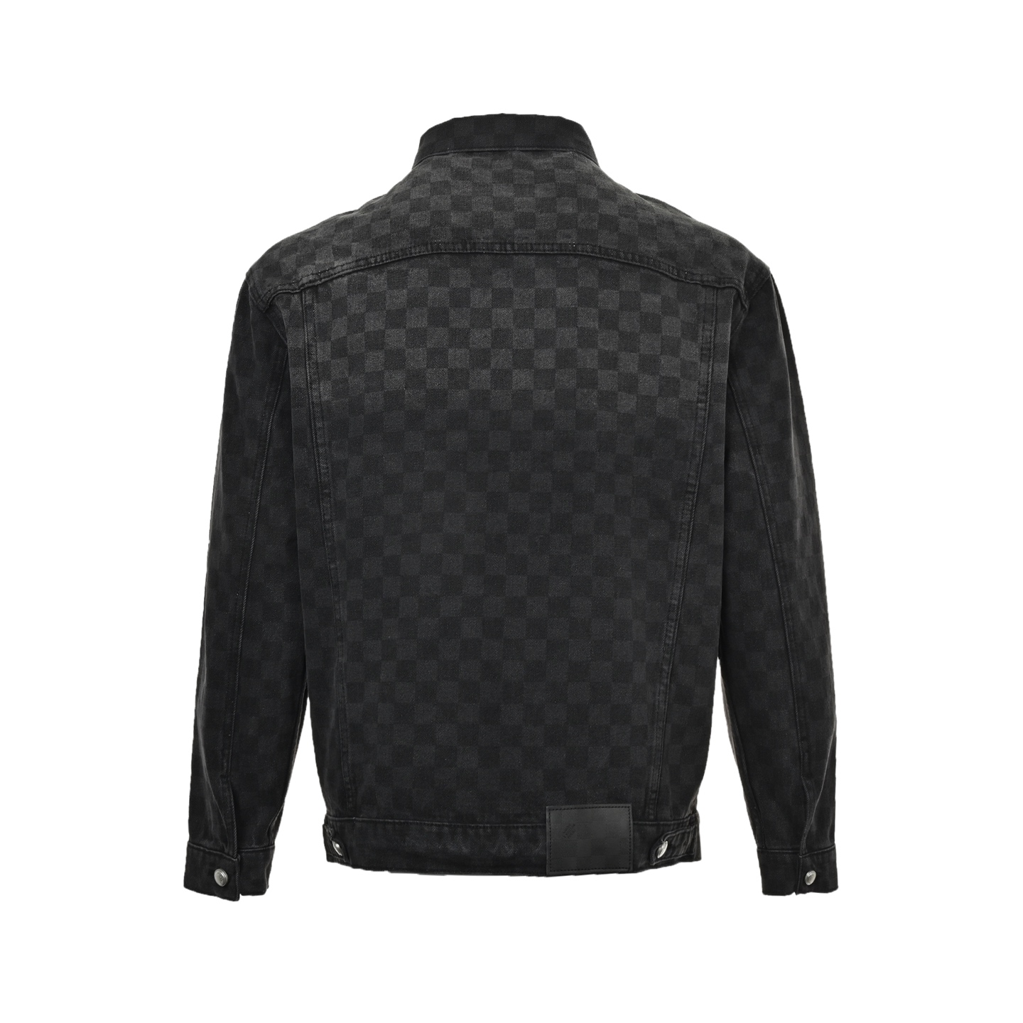 Louis Vuitton 24Fw gradient checkerboard washed denim jacket