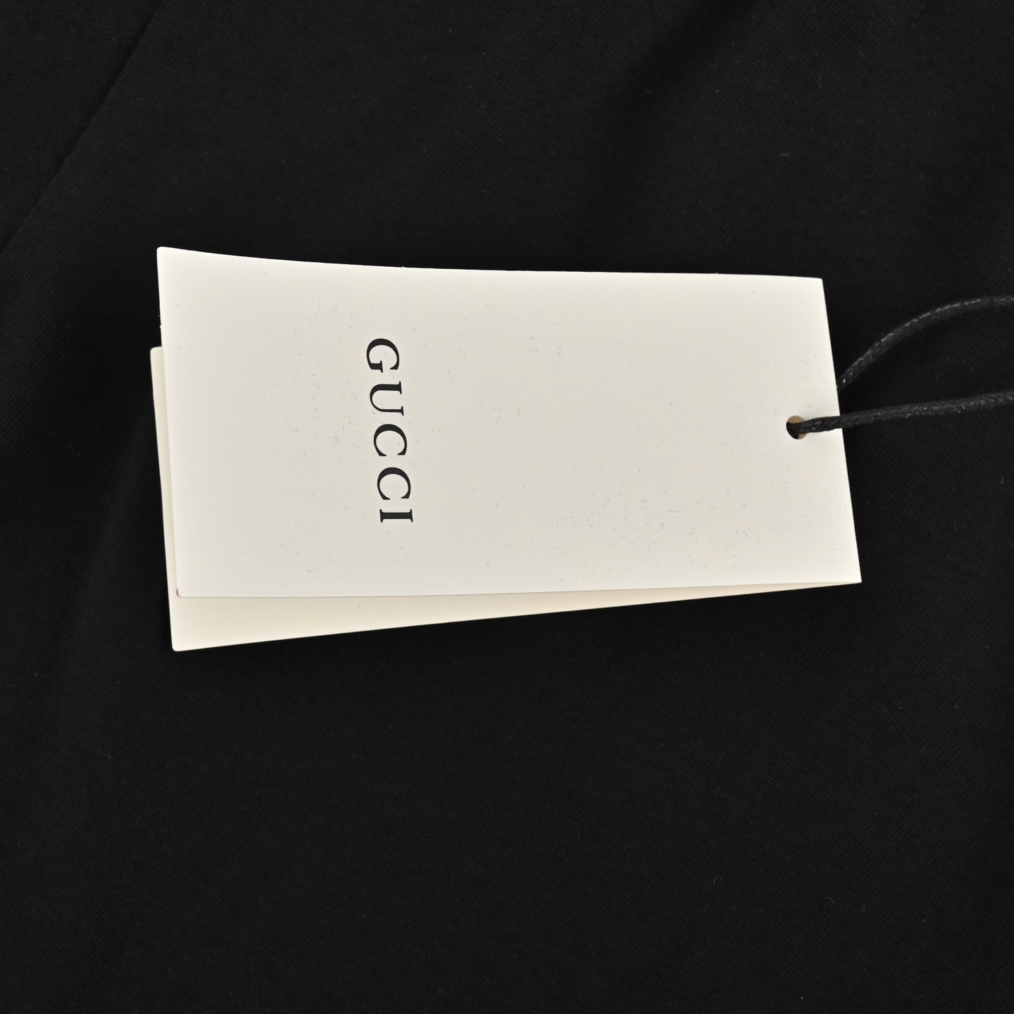 Gucci 25ss front and back embroidered logo short sleeves