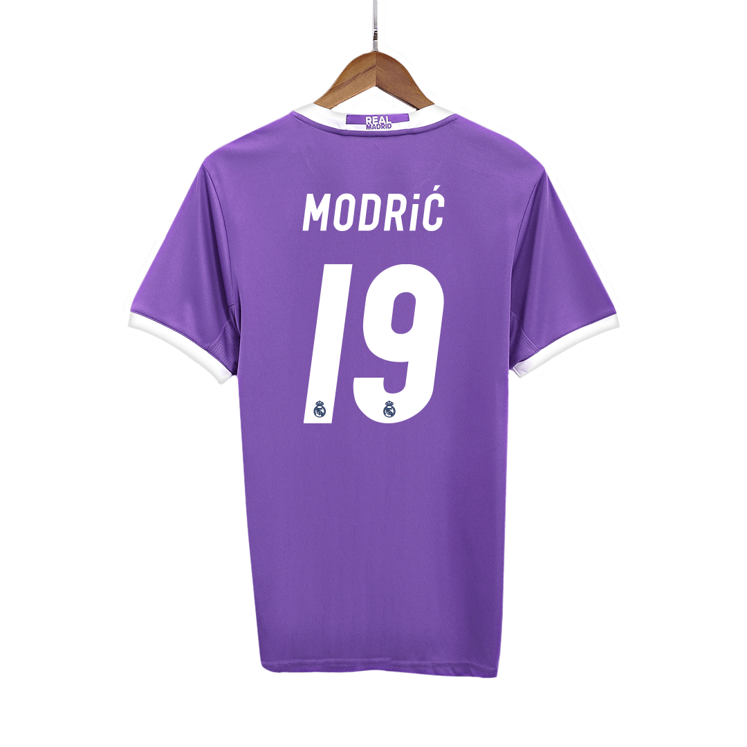 MODRIC #19 Retro Jersey Real Madrid Away Football Shirt 2016/17