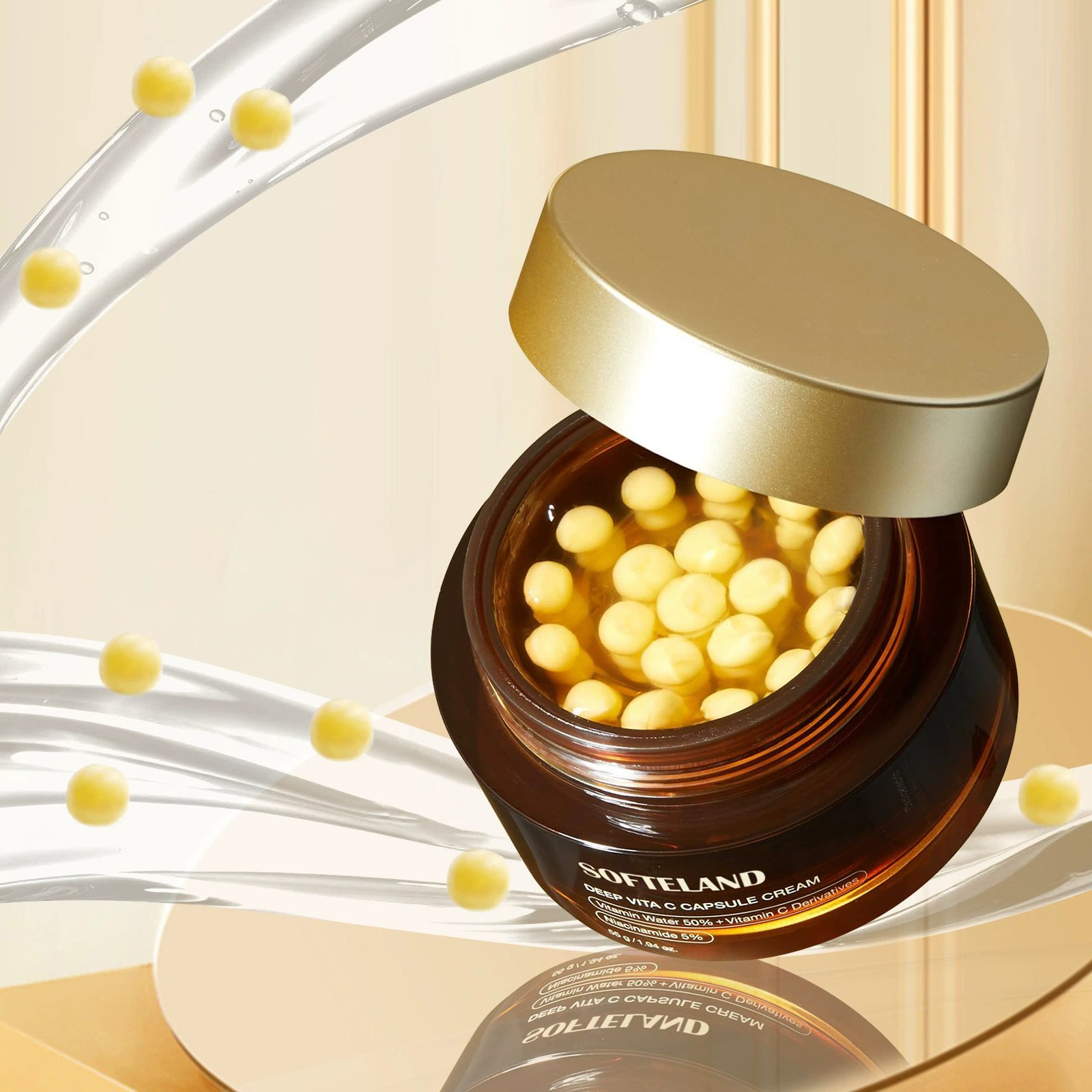 💖 Deep Vitamin C Golden Capsule Face Moisturizer💥