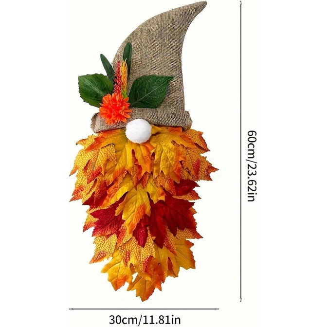 🔥Super Sale - 49% OFF🍁🎃 Fall Maple Gnome Door Hanger