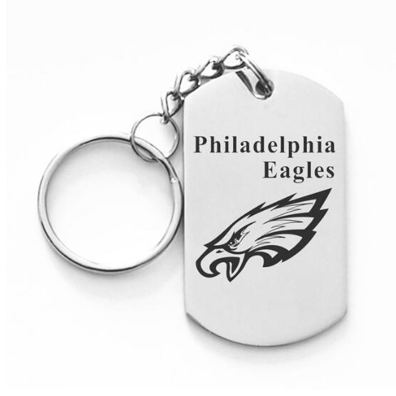 PHILADELPHIA EAGLES TITANIUM STEEL KEYCHAIN
