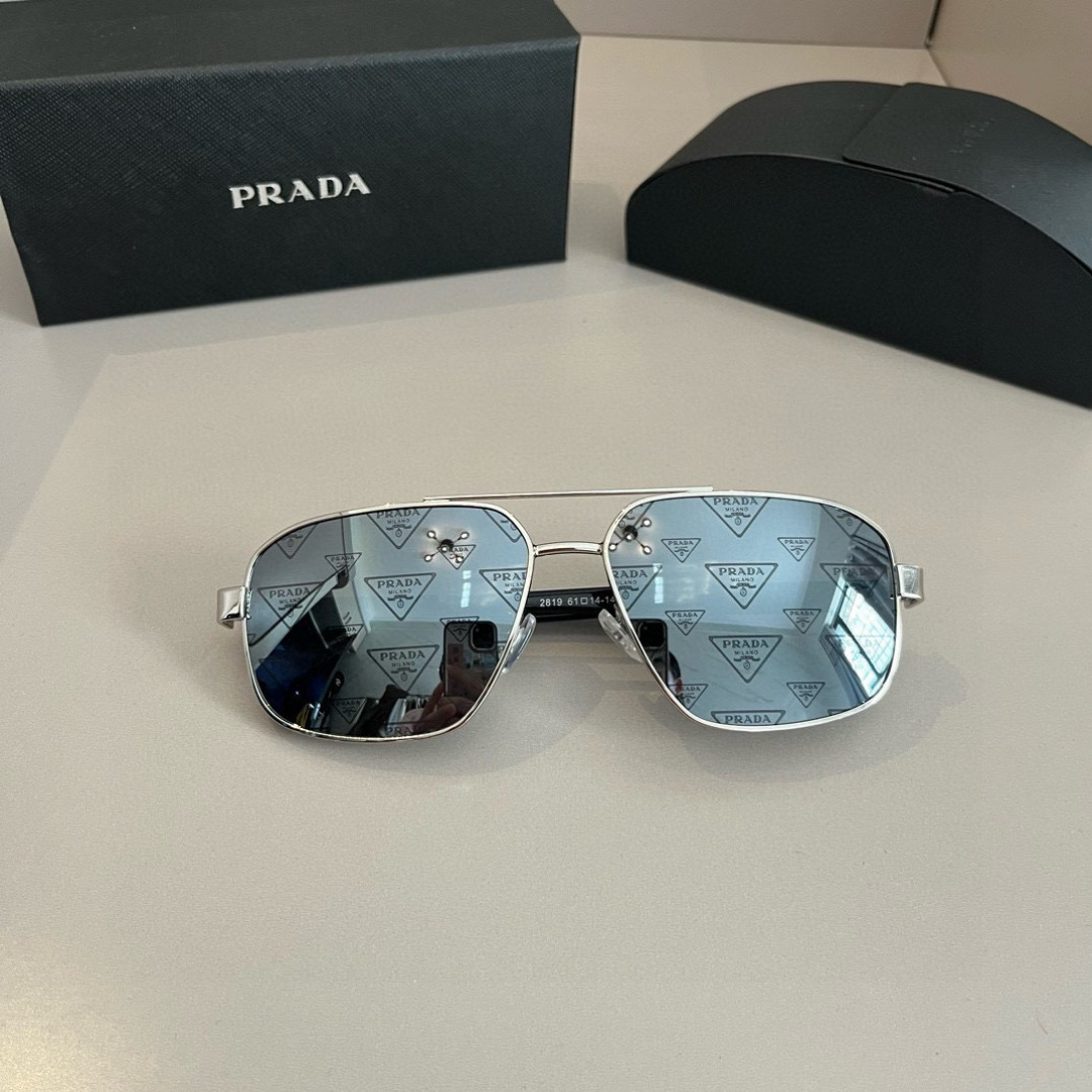 Prada round frame sunglasses