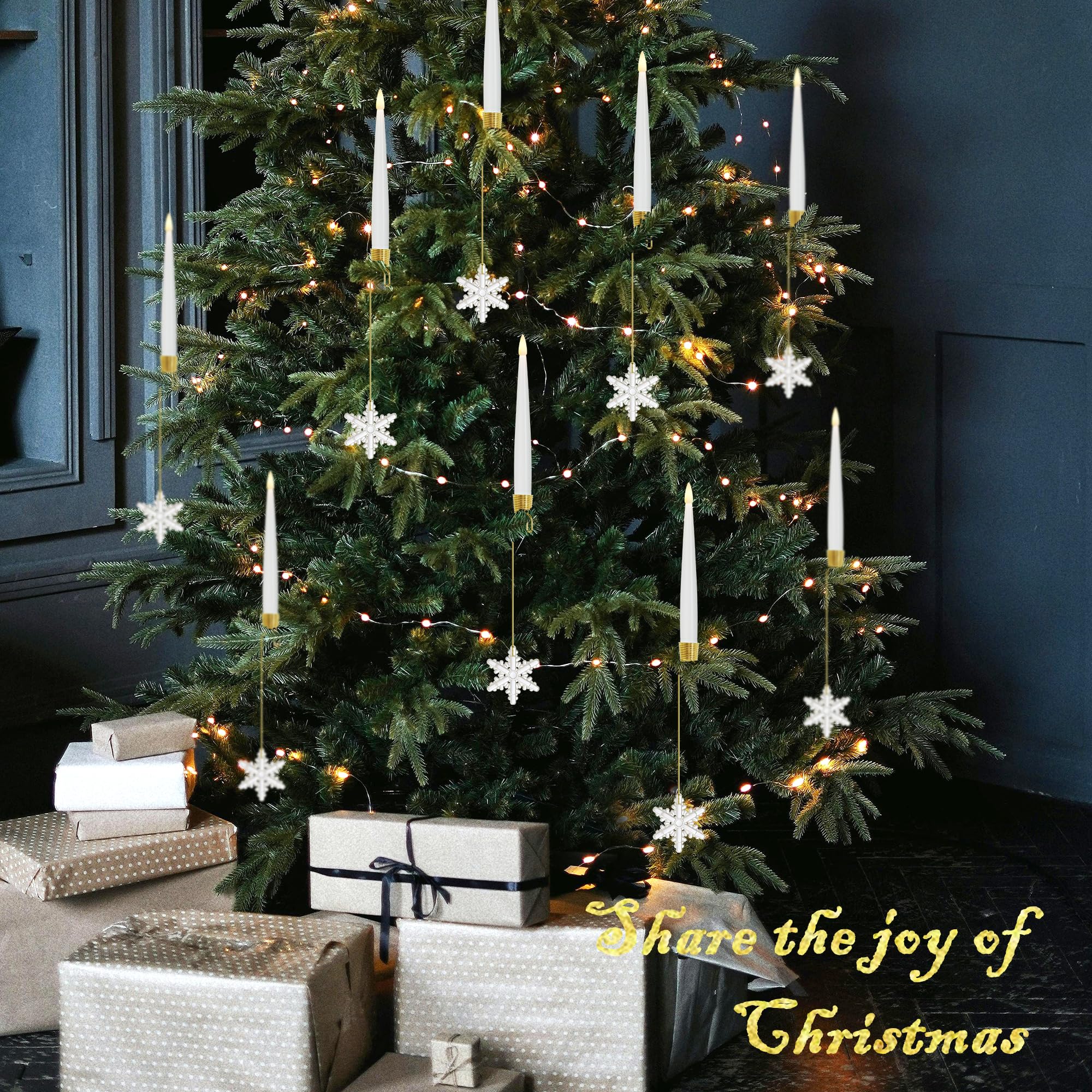 🔥ON SALE🔥6Pcs LED Candles with Remote Timer and Hanging Hooks