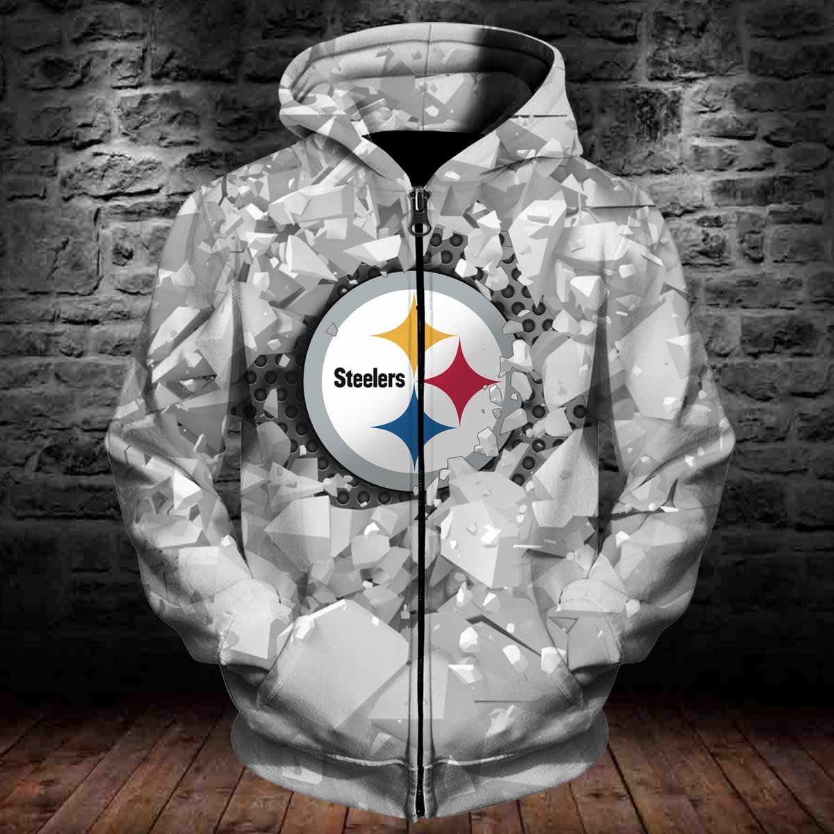 STEELERS 3D HOODIE ICE5