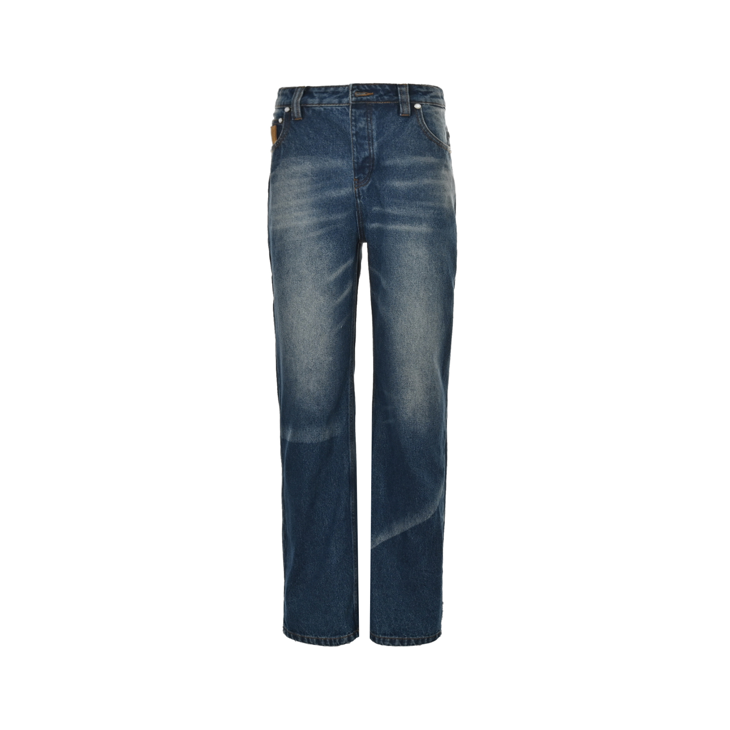 Louis Vuitton 24Fw sun-faded washed denim jacket