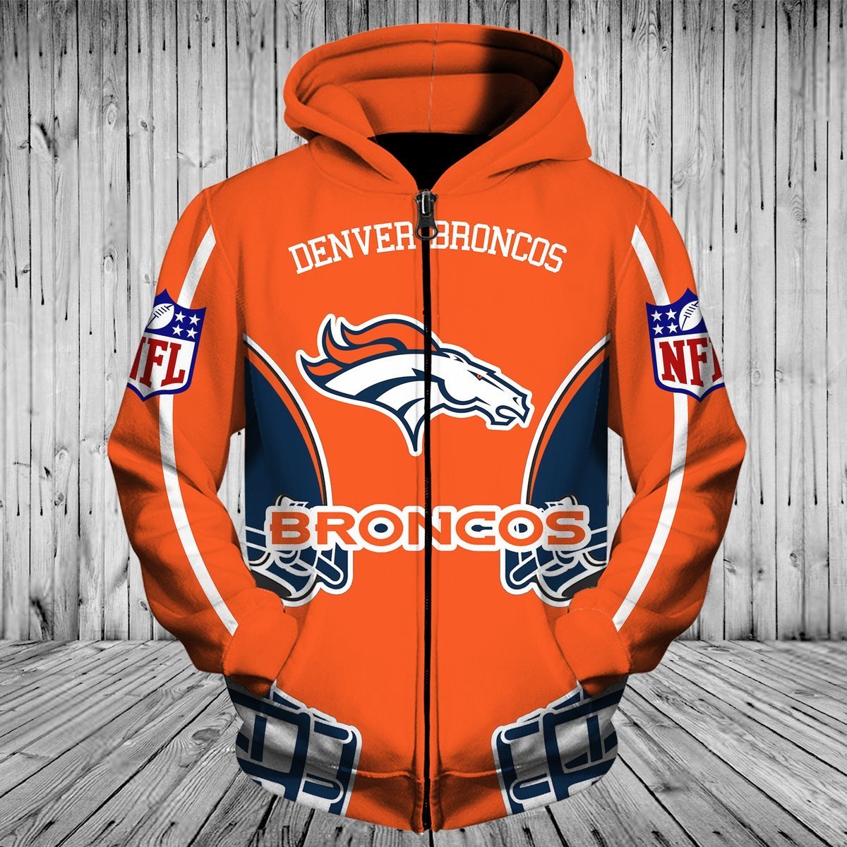 BRONCOS HOODIE 3D 22