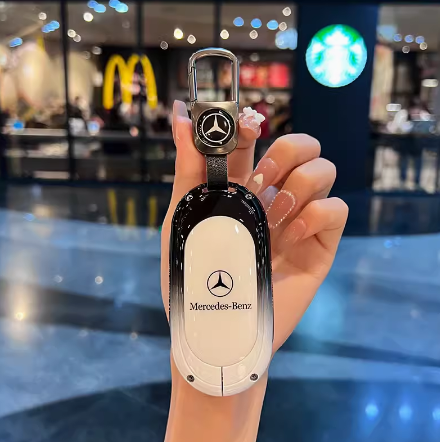 Benz Zinc Alloy Keychain