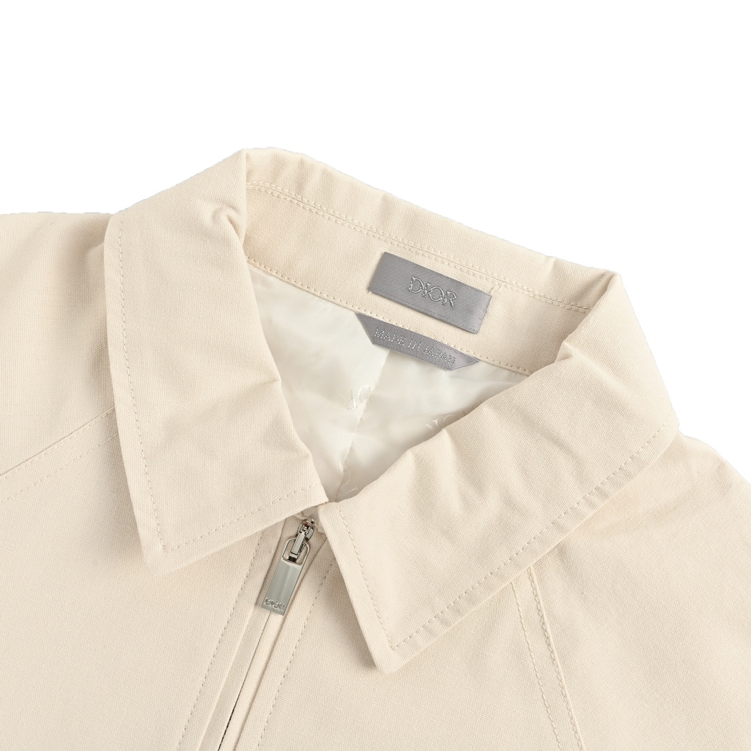 Dior 24Fw embroidered heart cropped jacket