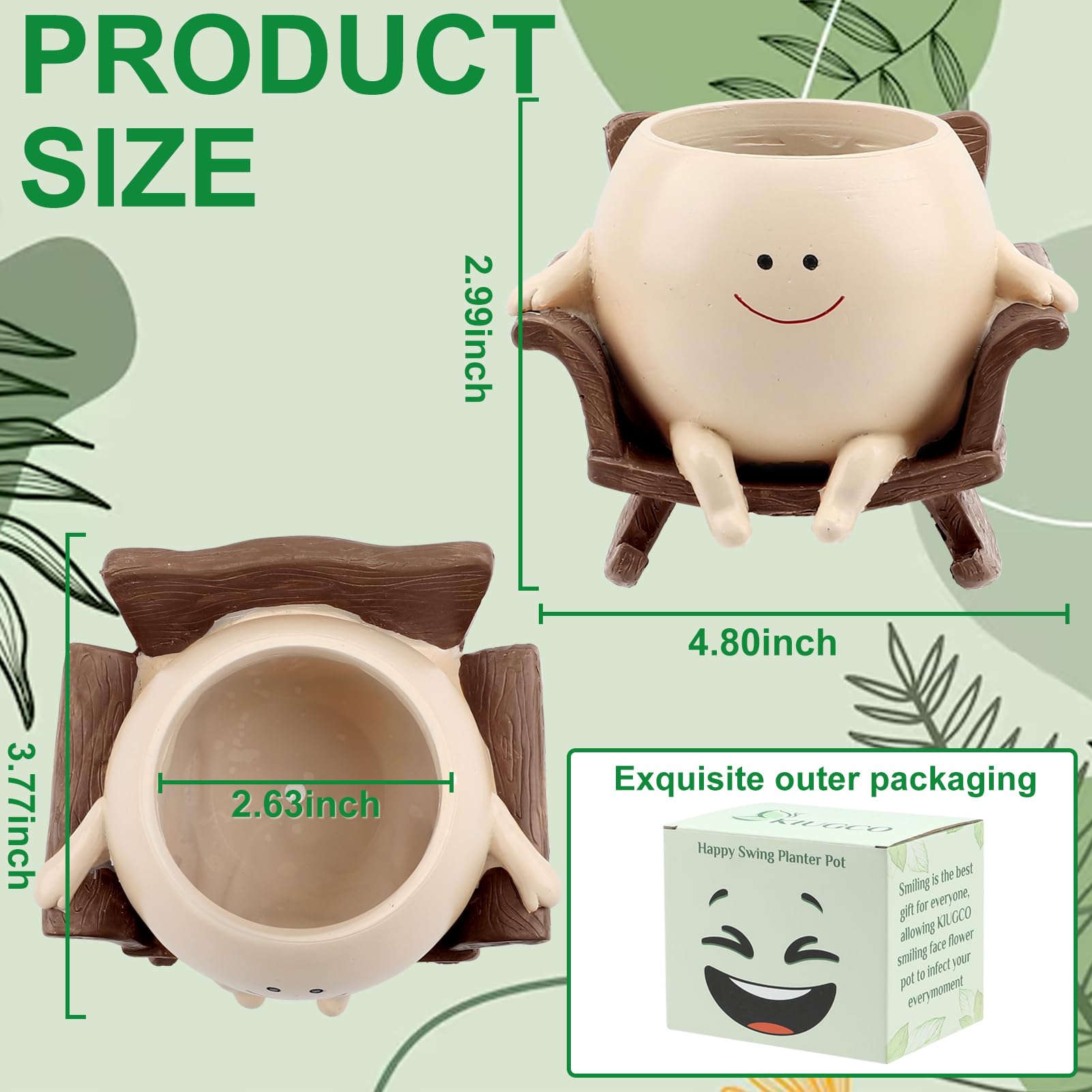 🔥ON SALE🔥Cute Resin Flower Pot🌱