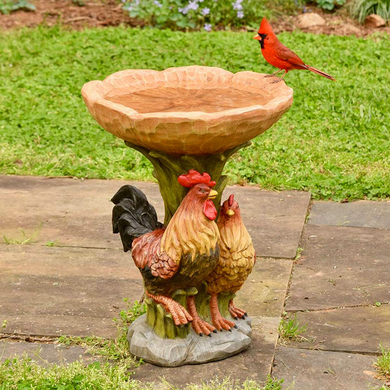 🔥Last Day-[SAVE 50% OFF]-🐕Resin Animal Figurine Bird Feeder🐤-BUY 2 GET 10% OFF & FREE SHIPPING