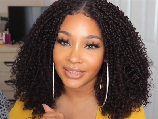 New fashion afro kinky lace front wigs