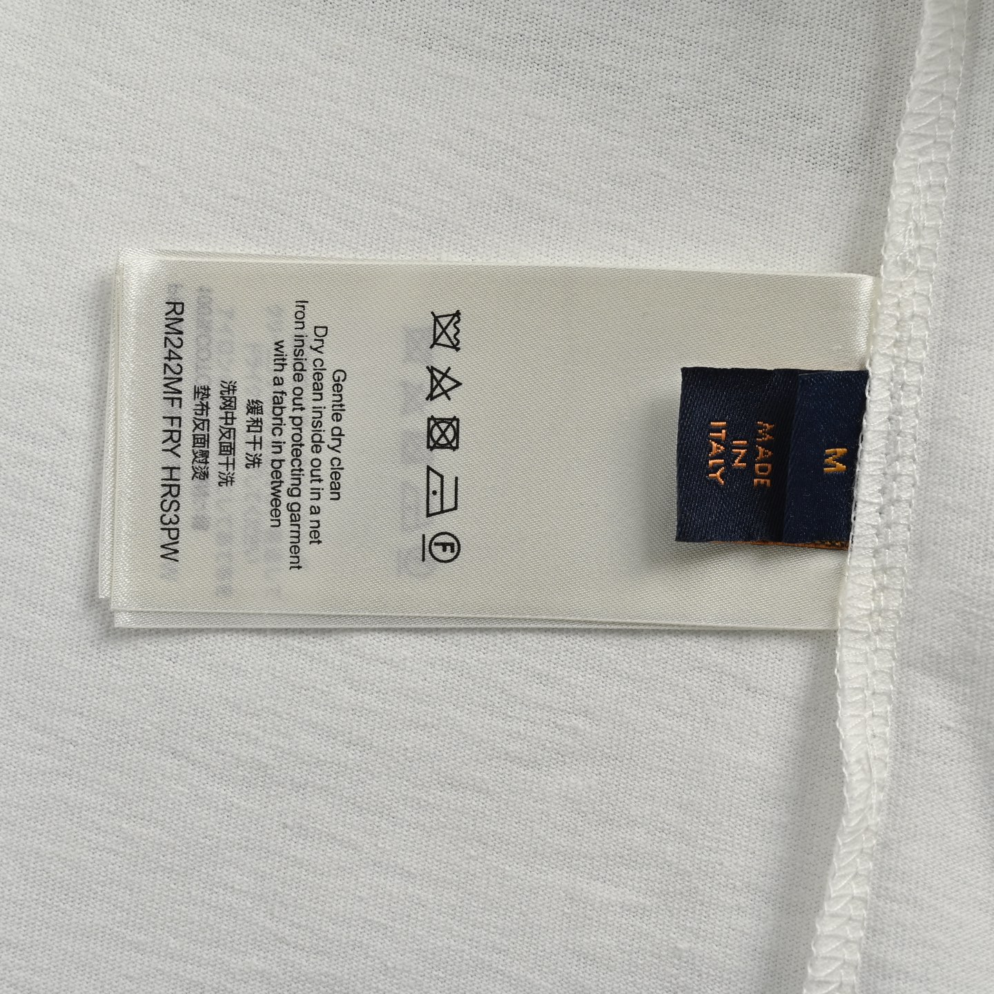 Louis Vuitton 25ss signature embroidered short sleeve