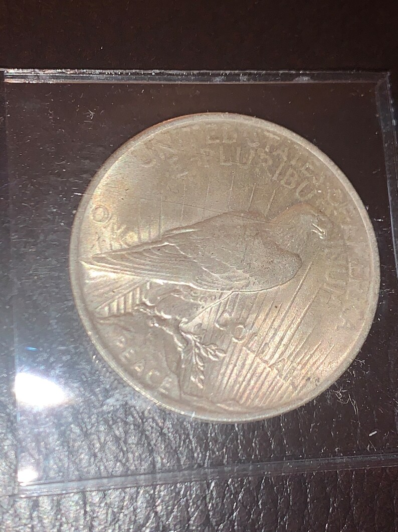 1922 Silver Peace Dollar BU  Coin - !  Lot# 1244