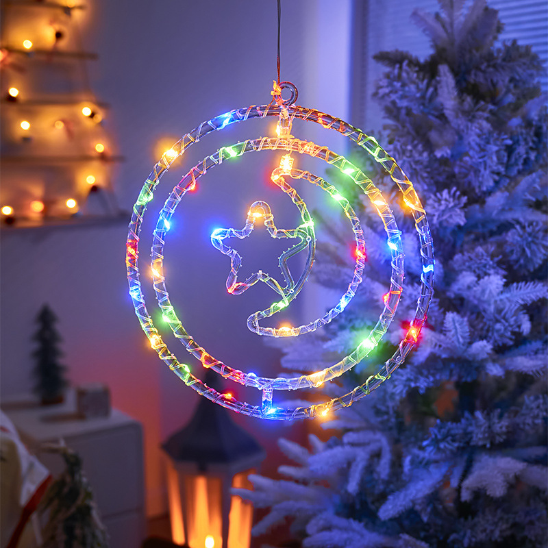 🎄🎅 15.74 in Large Size Rotatable 3D Waterproof Christmas LED Lights Decoration - USB + Remote Control