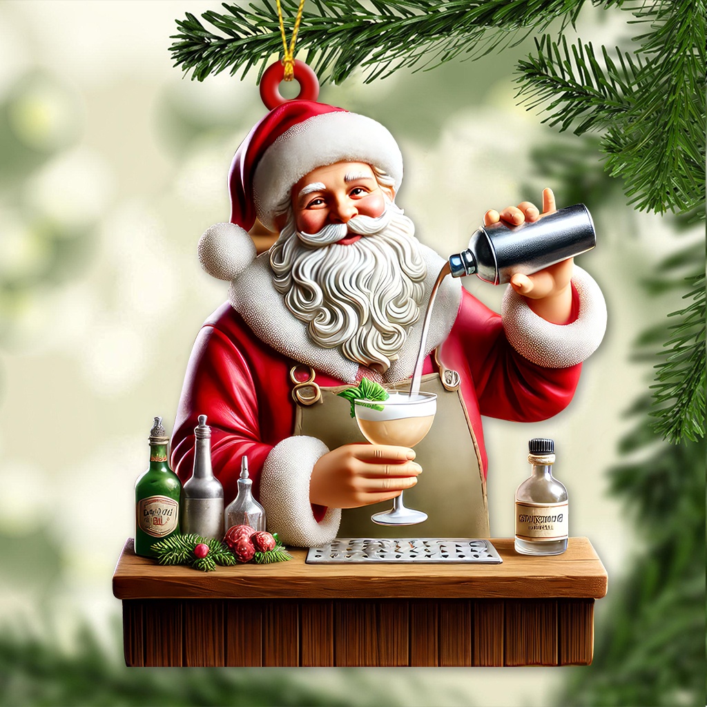 👨‍🍳Cooking Santa Christmas Ornament