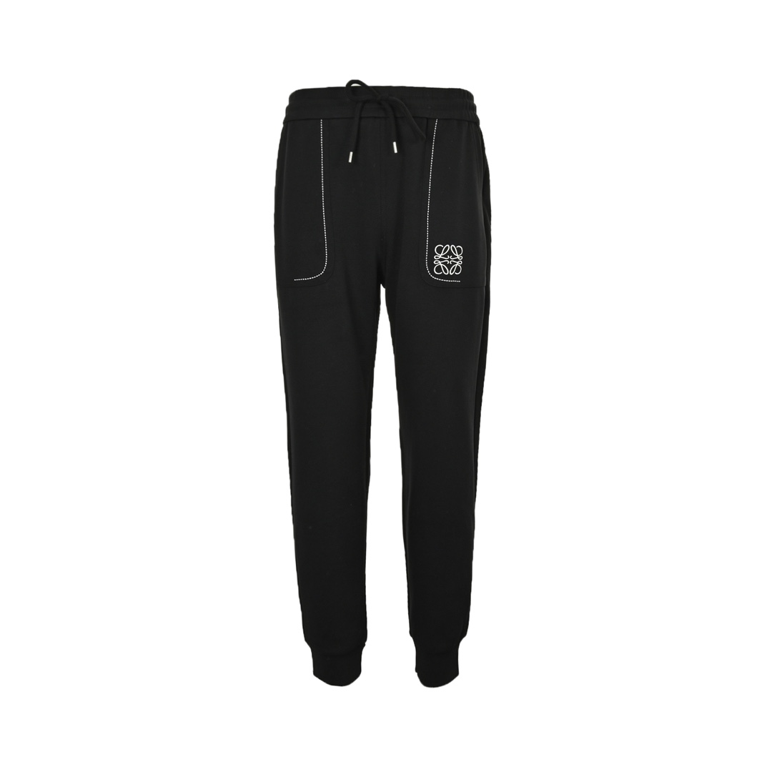 Loewe 24Fw embroidered logo trousers